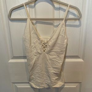Free people white tank top